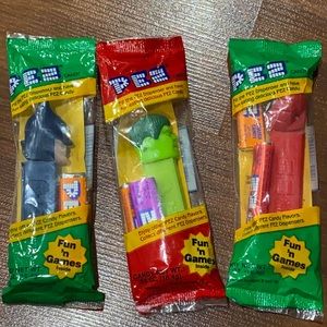 Pez Marvel set 3, Batman, Hulk & Spider-Man new